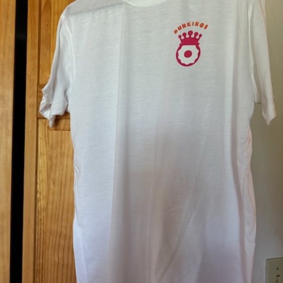 Dunkin Donut Tee shirt NEW,     WHITE XL man/women, plush soft - Picture 1 of 6